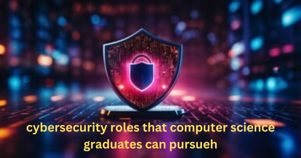 cybersecurity roles that computer science graduates can pursue